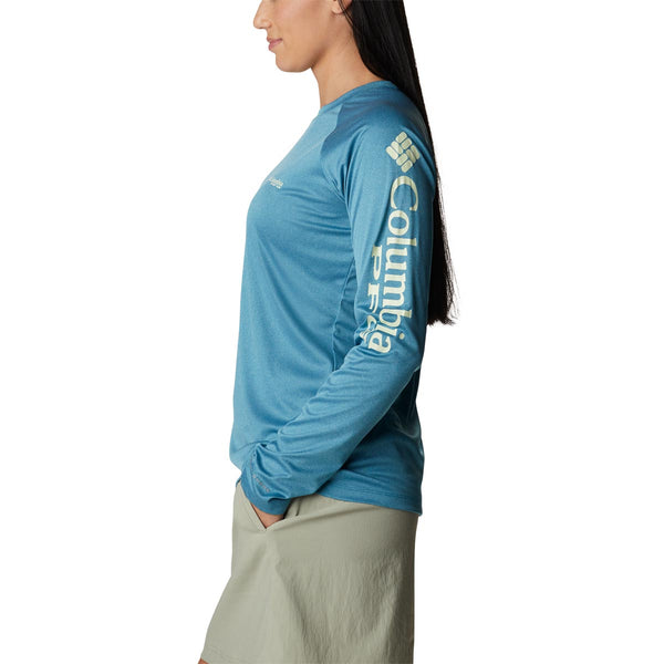 Columbia 1831861 Women's Tidal Tee Heather Long Sleeve