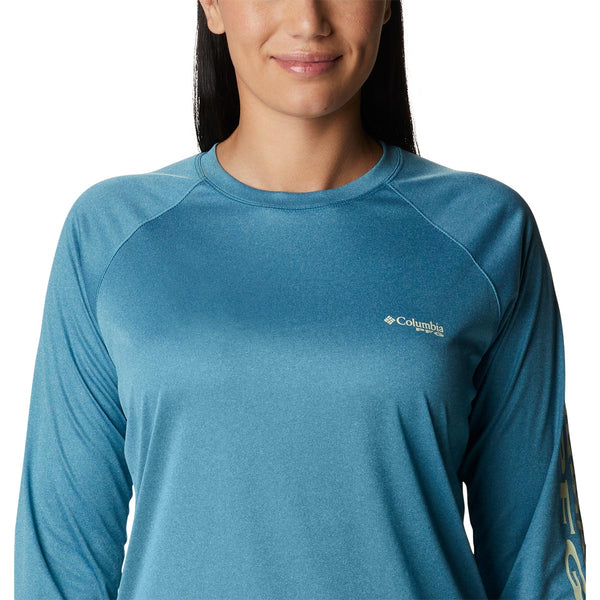 Columbia 1831861 Women's Tidal Tee Heather Long Sleeve