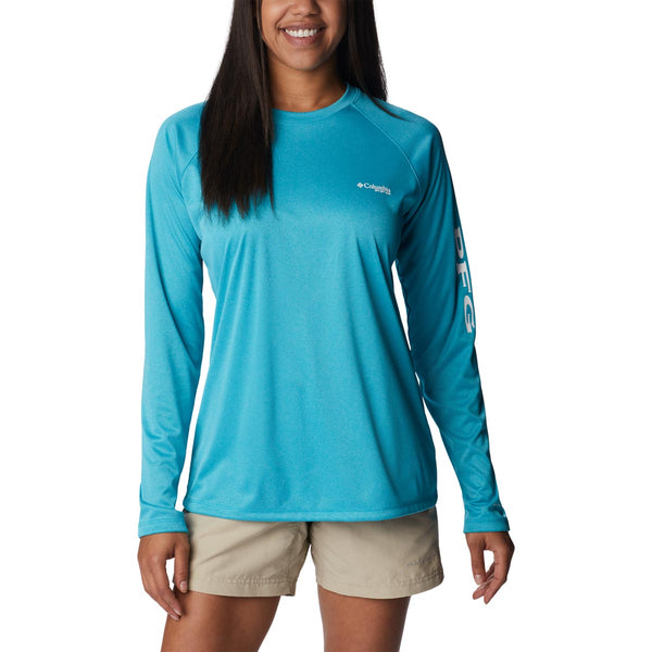 Columbia 1831861 Women's Tidal Tee Heather Long Sleeve