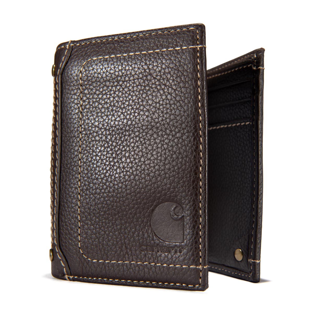 Carhartt Belts, Suspenders and Wallets-Pebble Leather Trifold