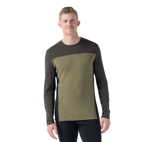 Smartwool SW002569 Men's Classic Thermal Merino Base Layer Colorblock Crew