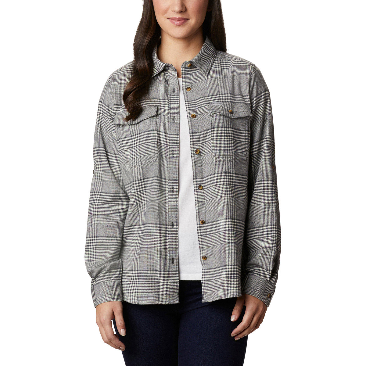 columbia pine street stretch flannel