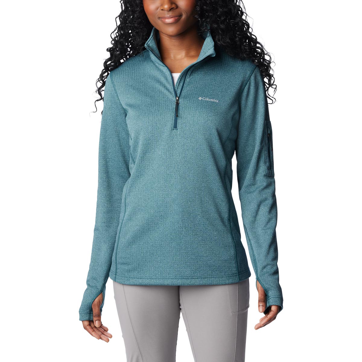 Columbia Park View Grid Fleece Full-Zip Jacket - Women's