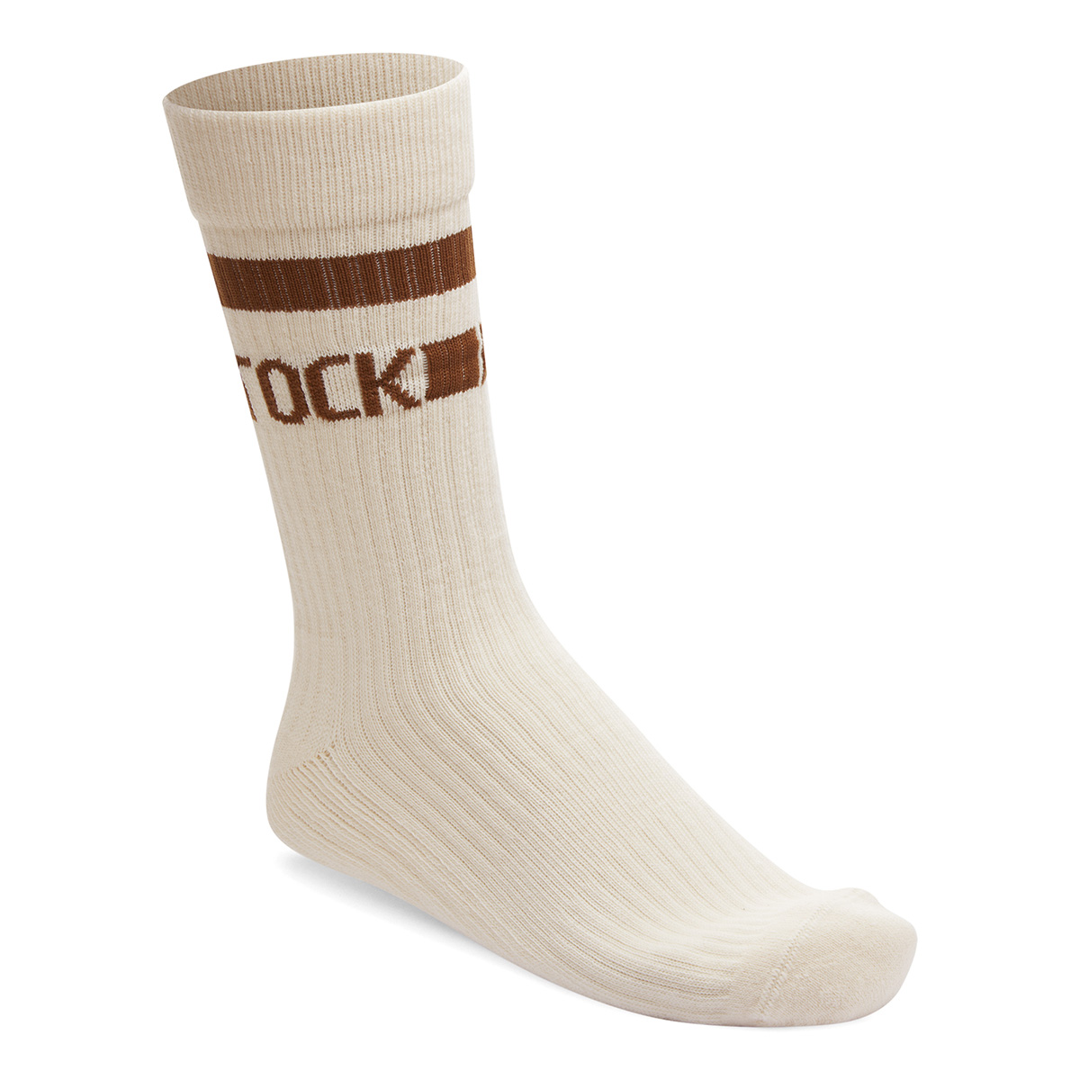 Birkenstock Cotton Stripe Sock Eggshell