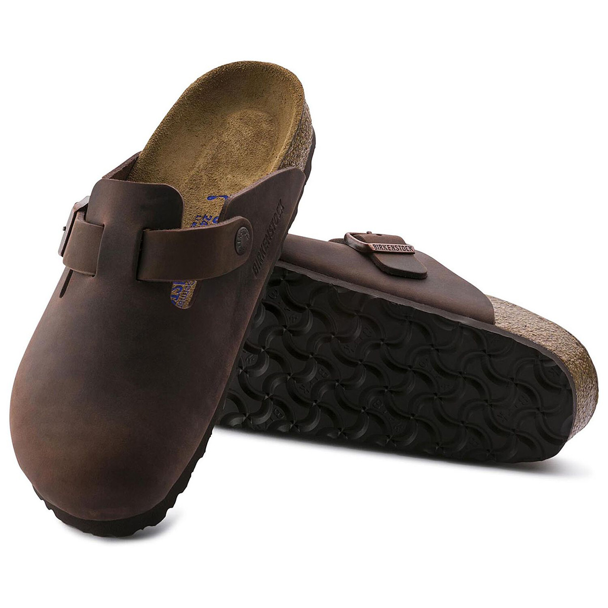 Birkenstock Boston Soft Footbed Habana Oiled Leather-Narrow