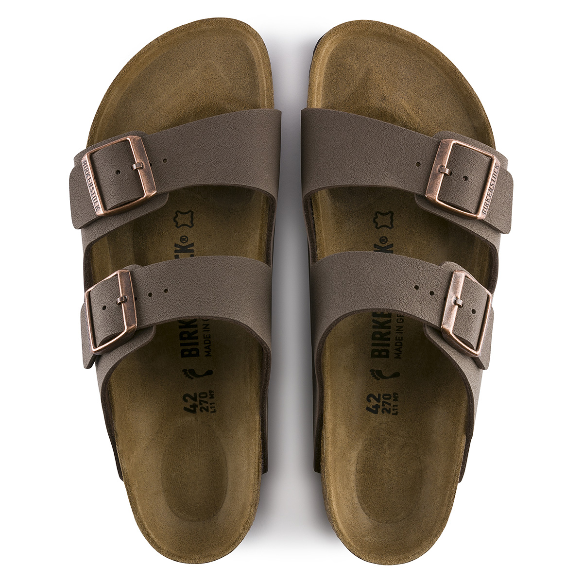 Birkenstock Arizona Mocha Birkibuc-Narrow