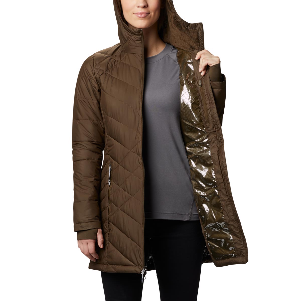 Columbia Women's Heavenly Long Hooded Jacket