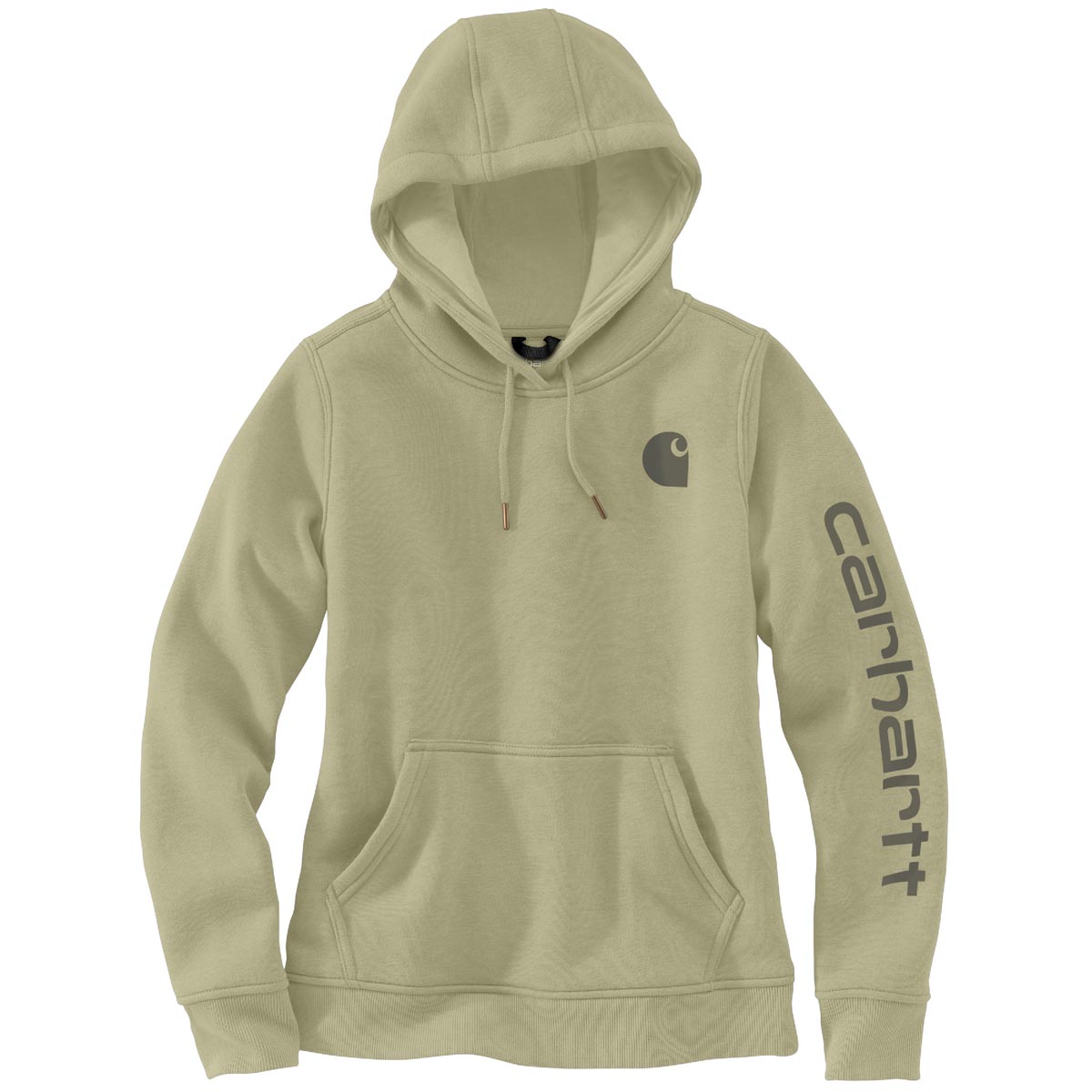 CARHARTT 102791 - Relaxed Fit Midweight Logo Sleeve Graphic Sweatshirt -  Blackberry Heather