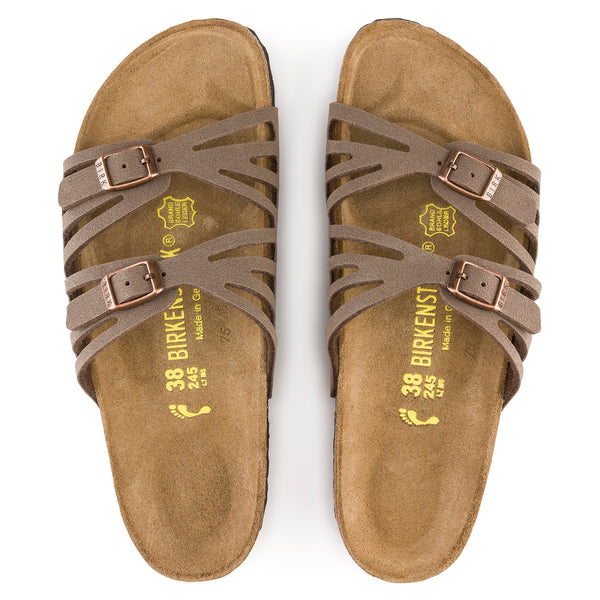 Birkenstock 1000605 Granada Birkibuc Mocha - Narrow