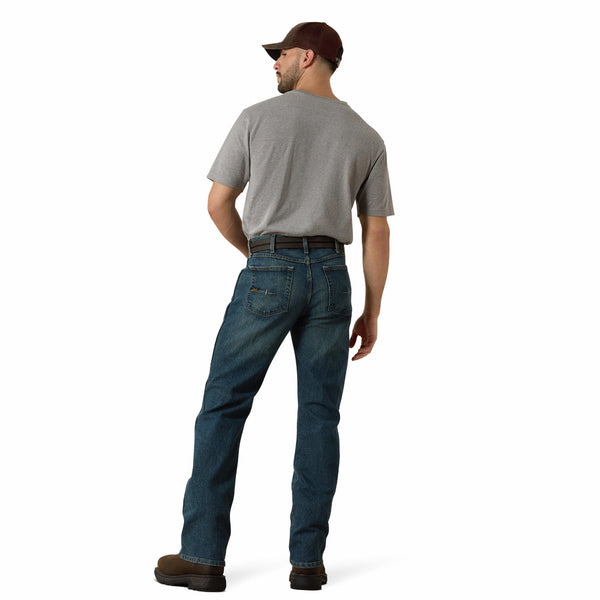 Ariat 10016221 Men's Rebar M4 Relaxed DuraStretch Basic Boot Cut Jean