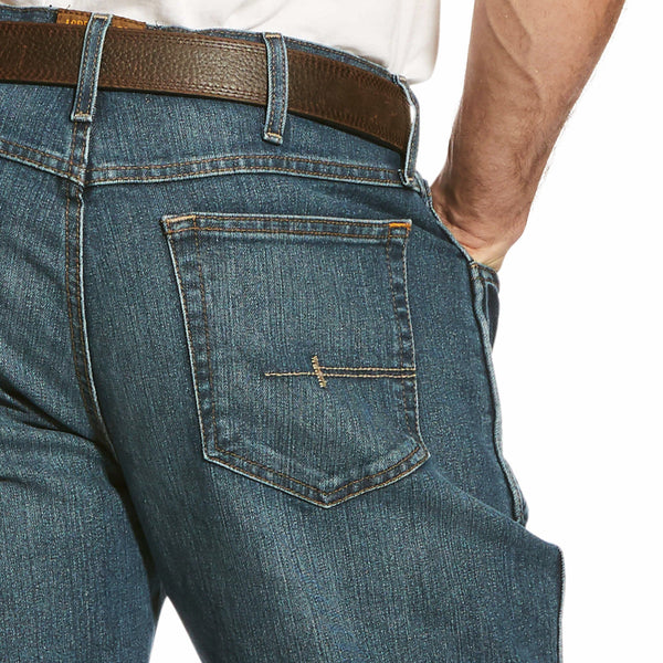 Ariat 10016221 Men's Rebar M4 Relaxed DuraStretch Basic Boot Cut Jean