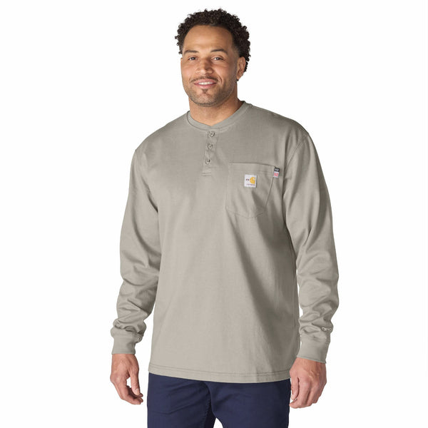 Carhartt 100237 Men's FR Force Dearborn Loose LS Henley