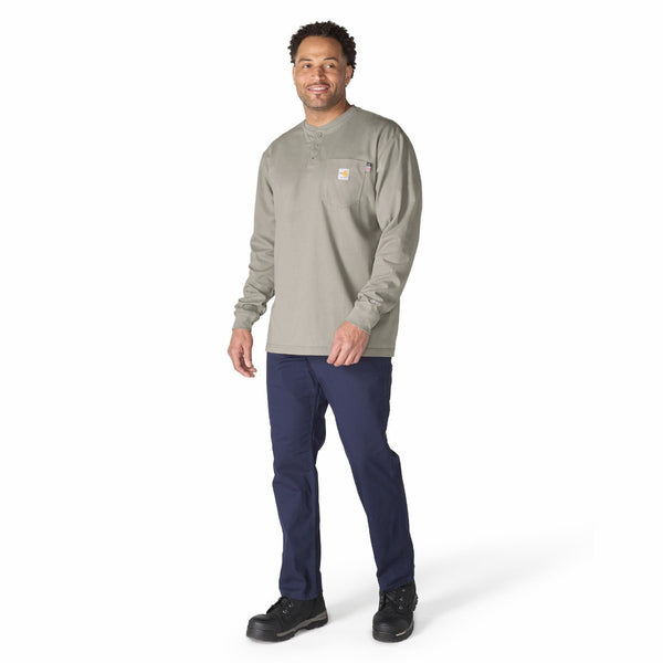 Carhartt 100237 Men's FR Force Dearborn Loose LS Henley