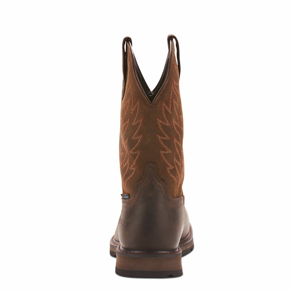 Ariat 10024992 Men's Groundbreaker Wide Square Toe Waterproof Steel Toe Work Boot