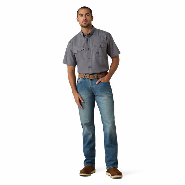 Ariat 10039288 Men's M5 Durastretch Basic Stackable Straight Leg Jean - Edgewood