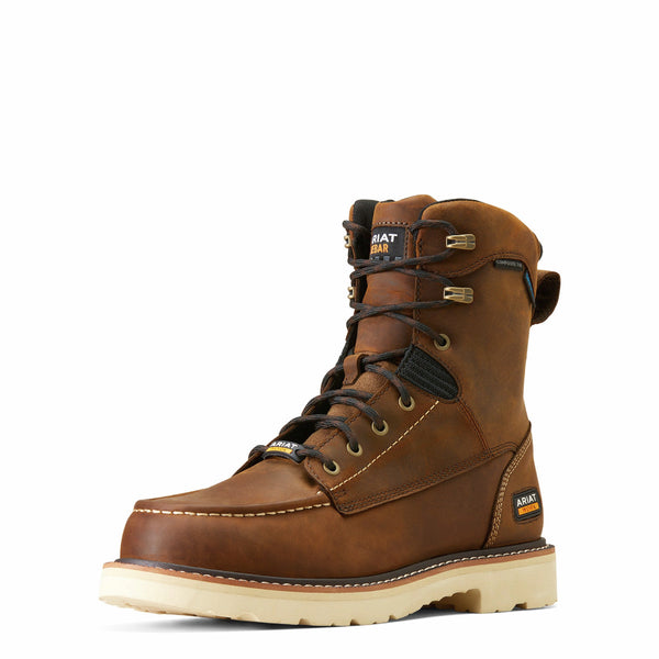 Ariat 10047028 Men's Rebar Lift 8 Inch WP Composite Toe Work Boot