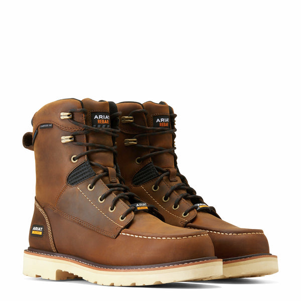 Ariat 10047028 Men's Rebar Lift 8 Inch WP Composite Toe Work Boot