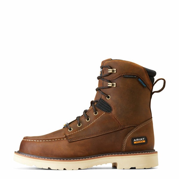 Ariat 10047028 Men's Rebar Lift 8 Inch WP Composite Toe Work Boot