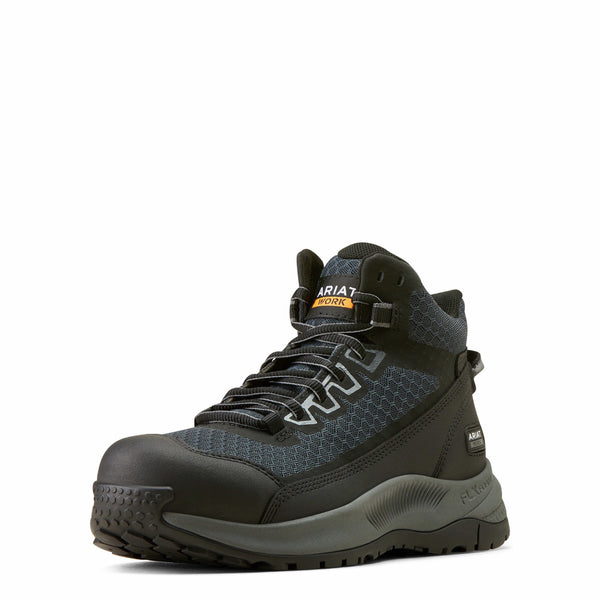 Ariat 10050845 Women's Outpace Shift Mid Composite Toe Work Shoe-Dark Shadow