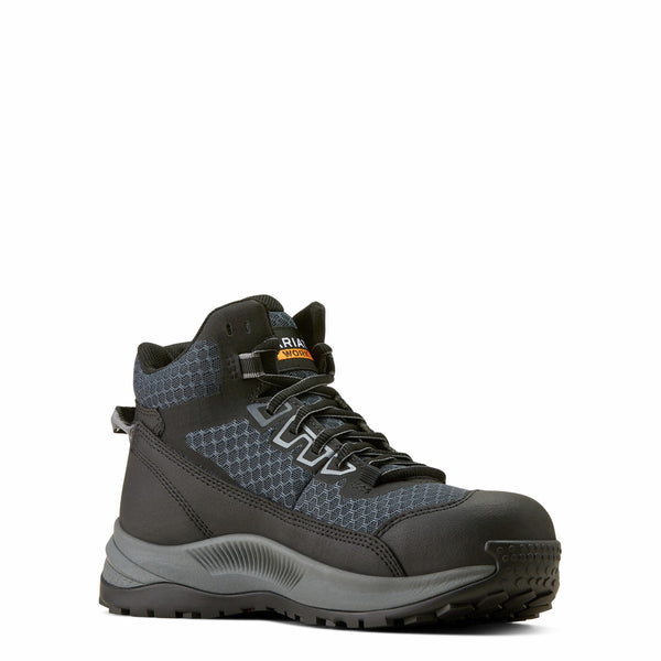 Ariat 10050845 Women's Outpace Shift Mid Composite Toe Work Shoe-Dark Shadow