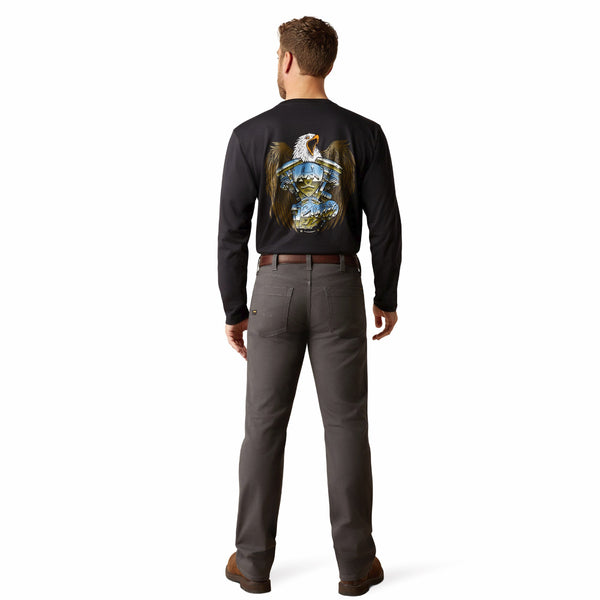 Ariat 10051858 Men's Rebar M5 Made Tough Durastretch Straight Leg Pant - Rebar Grey