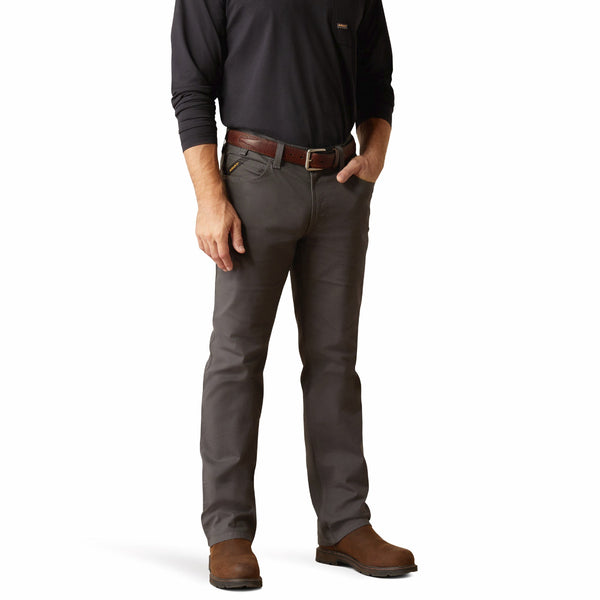 Ariat 10051858 Men's Rebar M5 Made Tough Durastretch Straight Leg Pant - Rebar Grey