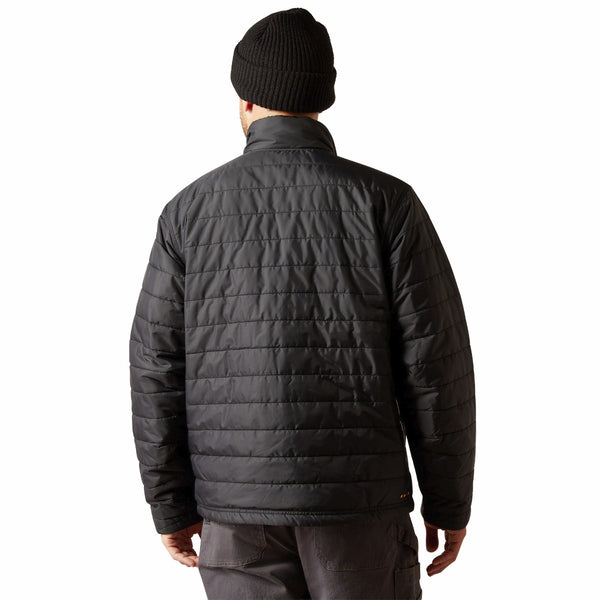 Ariat 10052030 Men's Rebar Cordura Ripstop Lightweight Insulated Jacket - Black