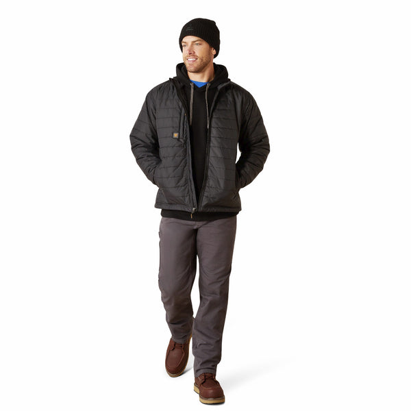 Ariat 10052030 Men's Rebar Cordura Ripstop Lightweight Insulated Jacket - Black