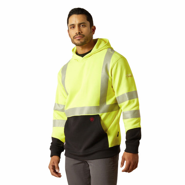Ariat 10052589 Men's FR Hi-Vis Hoodie - Hi Vis Yellow