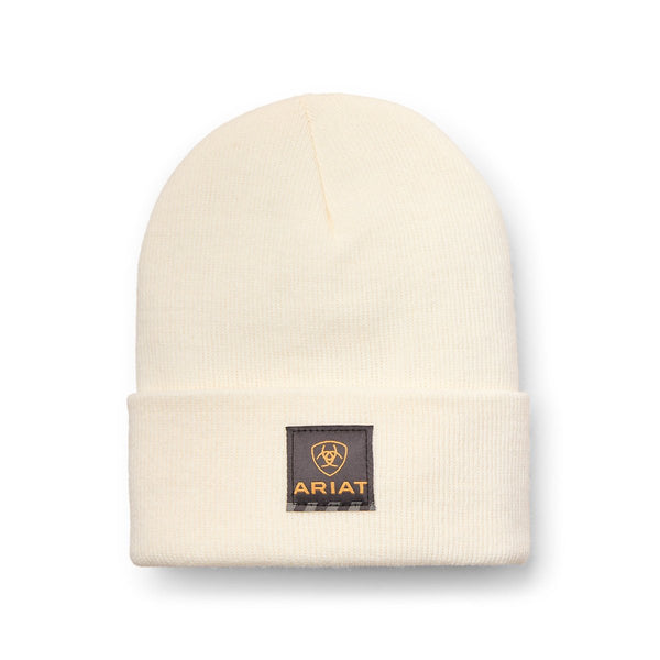 Ariat 10053448 Men's Rebar Beanie Natural