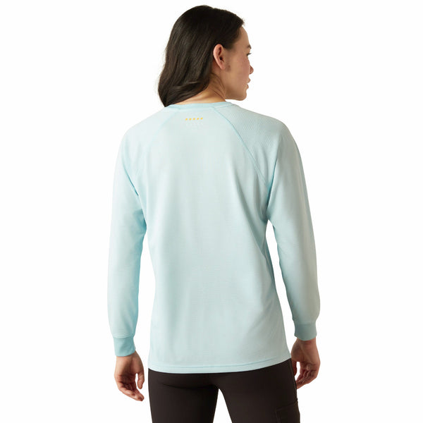 Ariat 10054535 Women's Rebar Heat Fighter Essential T-Shirt - Aquatic
