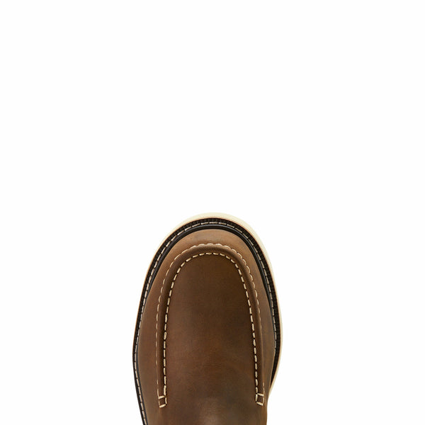 Ariat 10061114 Men's Rebar Lift Pull On Moc Toe - Distressed Brown