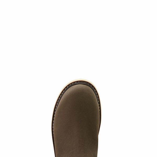 Ariat 10061117 Women's Rebar Wedge Chelsea Waterproof Composite Toe Work Boot - Grey