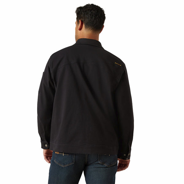 Ariat 10062288 Men's Rebar Made Tough Shop Jacket - Black