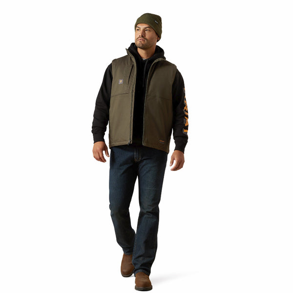 Ariat 10062536 Men's Rebar Duracanvas Vest - Earth
