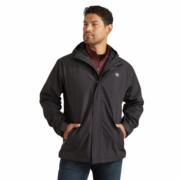 Ariat 10062664 Men's Rebar Stormshell Waterproof Jacket - Black