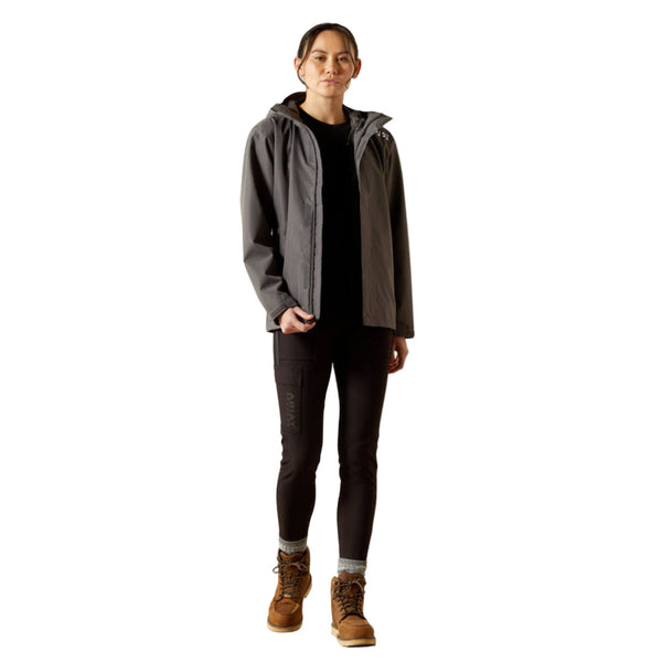 Ariat 10062724 Women's Rebar Stormshell Waterproof Jacket - Rebar Grey