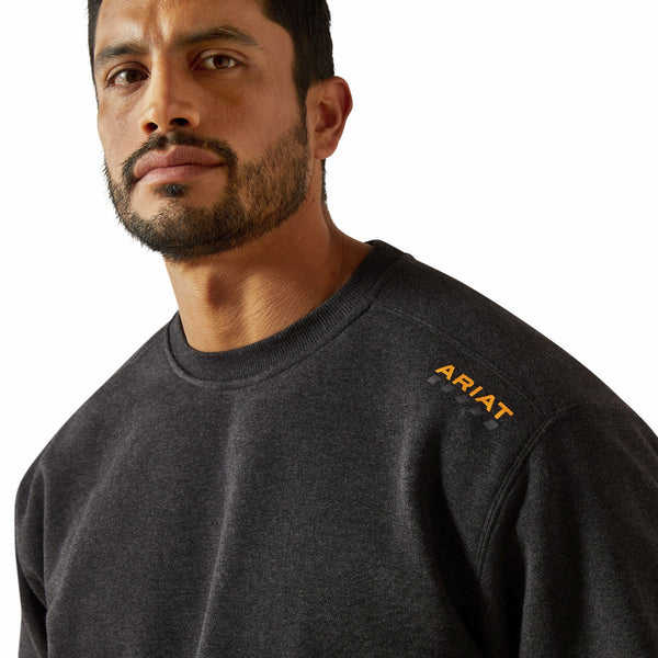Ariat 10062731 Men's Rebar Lightweight Sweatshirt - Charcoal Heather