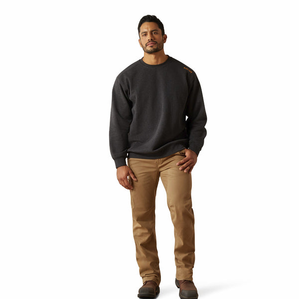 Ariat 10062731 Men's Rebar Lightweight Sweatshirt - Charcoal Heather