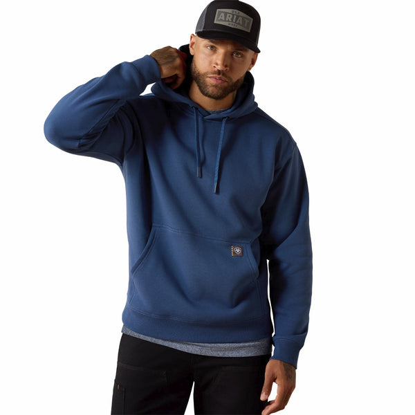 Ariat 10071336 Men's Rebar Lightweight Workhog Hoodie - Dark Denim