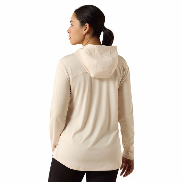 Ariat 10071437 Women's Rebar Sunblocker Hooded T-Shirt - Whisper Pink