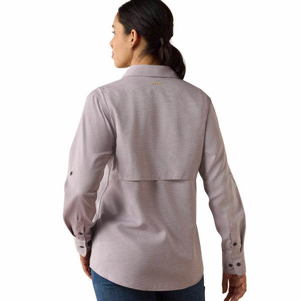Ariat 10071568 Women's Rebar Made Tough VentTek DuraStretch Work Shirt - Purple Ash