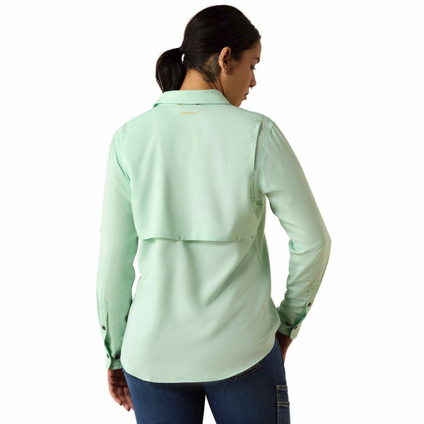 Ariat 10071570 Women's Rebar Made Tough VentTEK DuraStretch Work Shirt - Lichen