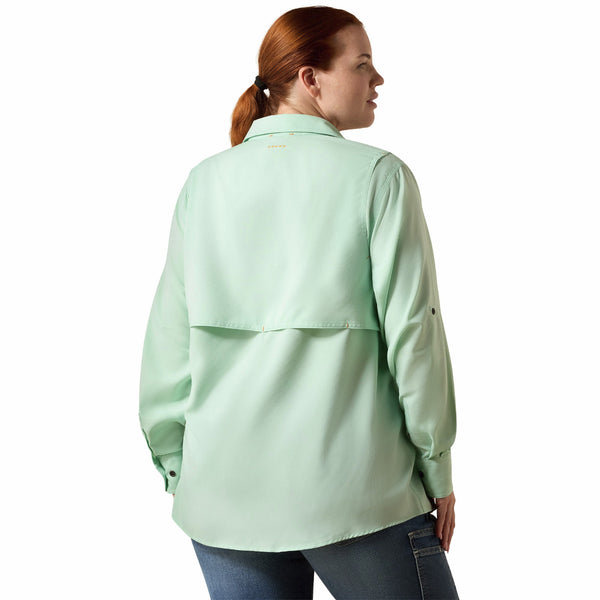 Ariat 10071570 Women's Rebar Made Tough VentTEK DuraStretch Work Shirt - Lichen