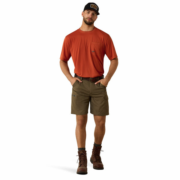 Ariat 10072953 Men's Rebar WorkFlow Ultralight 9 Inch DuraStretch Shorts - Foxhunter