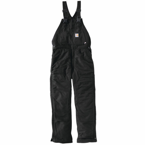 Carhartt 101627-001 Men's FR Duck Bib Overall - Black