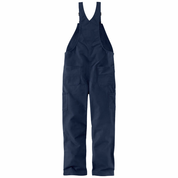 Carhartt 101627-410 Men's FR Duck Bib Overall - Dark Navy