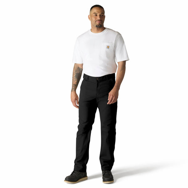 Carhartt 102291-001 Men's Relaxed Straight Rigby Dungaree - Black