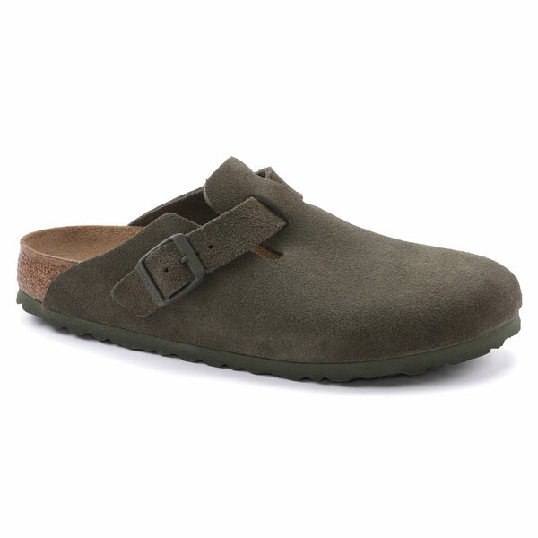 Birkenstock 1024721 Boston Thyme Suede Leather