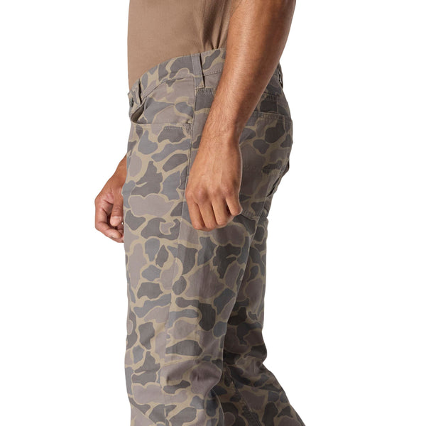 Carhartt 102517-GM5 Men's Rugged Flex Relaxed Fit Canvas 5 Pocket Work Pant - Khaki Vintage Camo